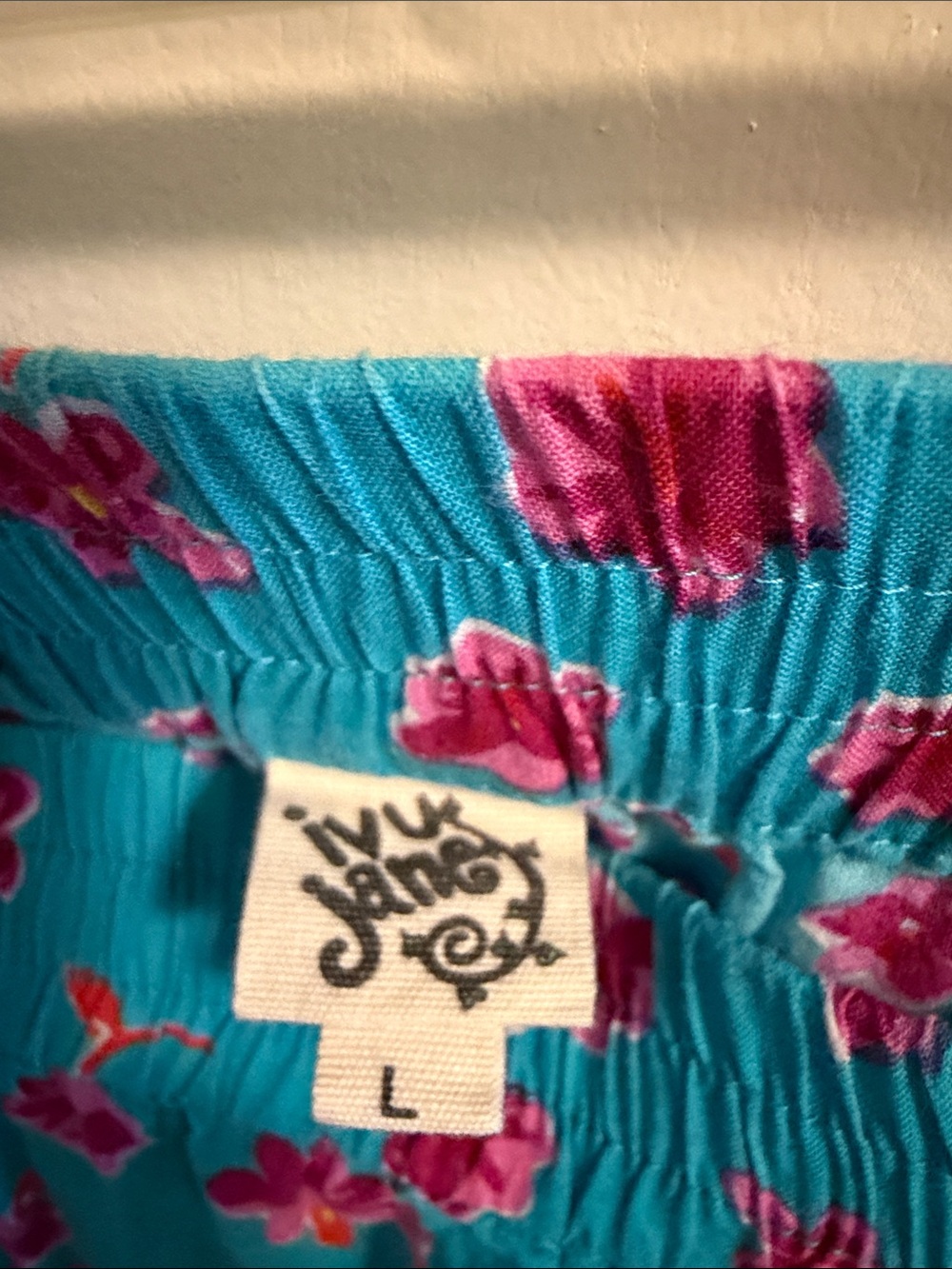 ivy jane Bright Tiered Skirt in Turquoise, Green & Pink, 100% Cotton - Picture 2 of 4